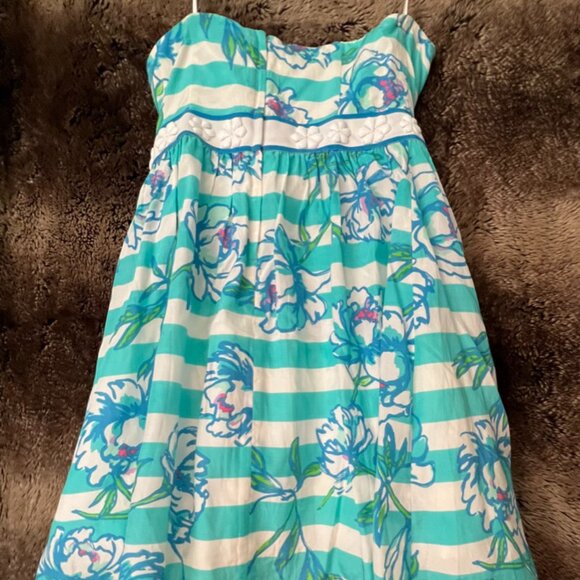 Lilly Pulitzer Langley Strapless Dress - Picture 2 of 11